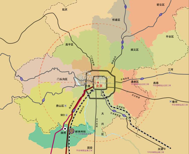 涿州全景地图，高清版全新上线