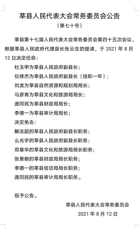 高唐县官方最新公布：人事调整与任免动态一览